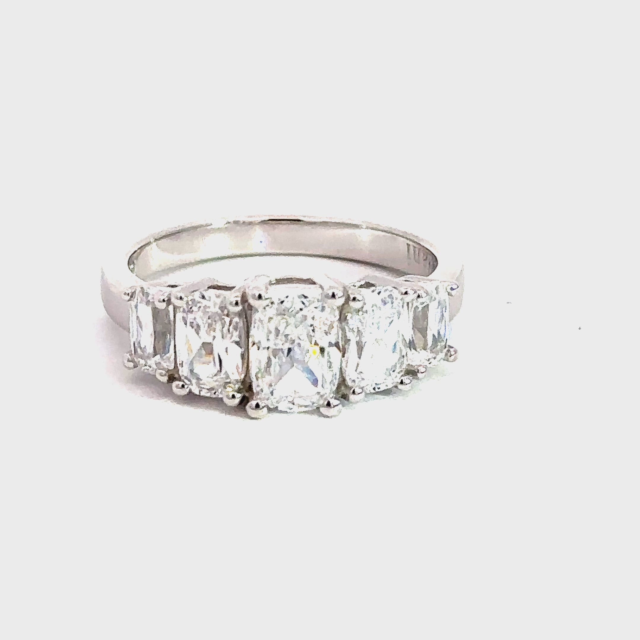 Elongated Cushion Cut Cubic Zirconia Ring Clayfield Jewellery Online