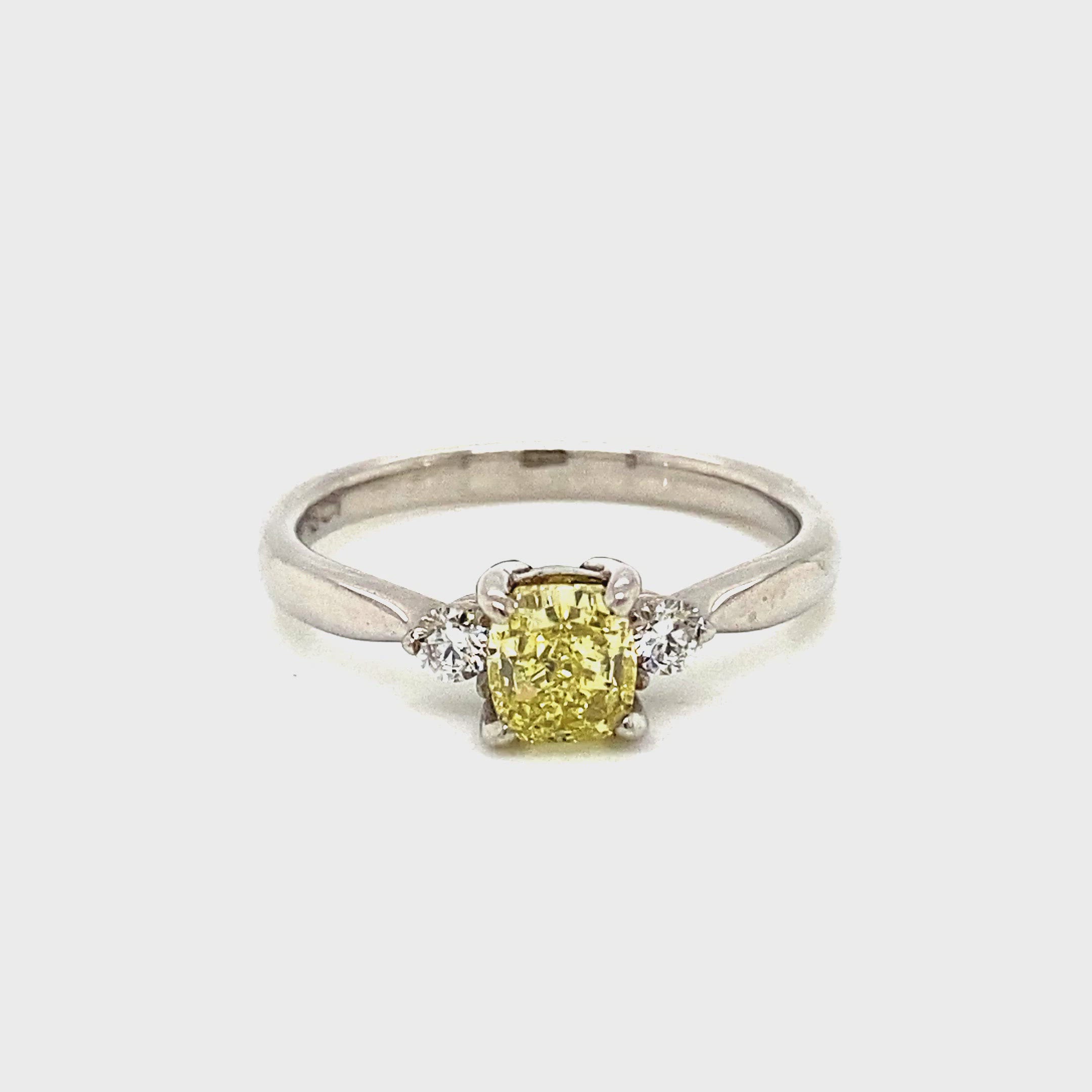 Custom Made Yellow Diamond Trilogy Clayfield Jewellery Online
