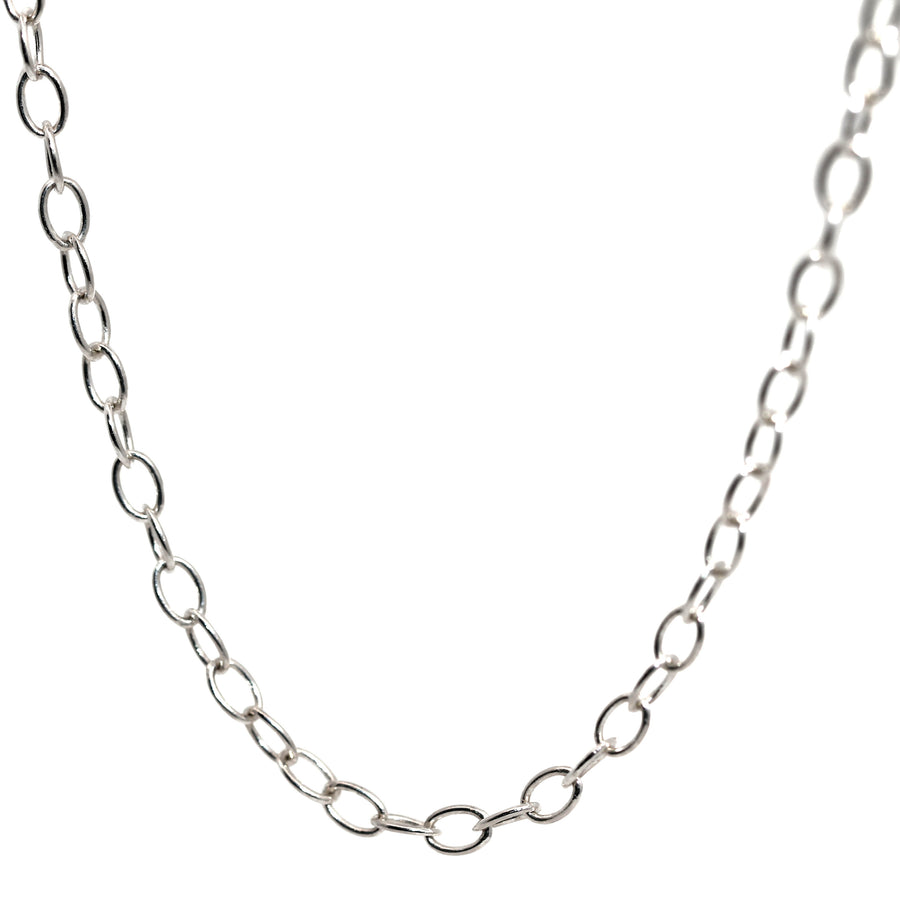 Sterling Silver Oval Trace Link
