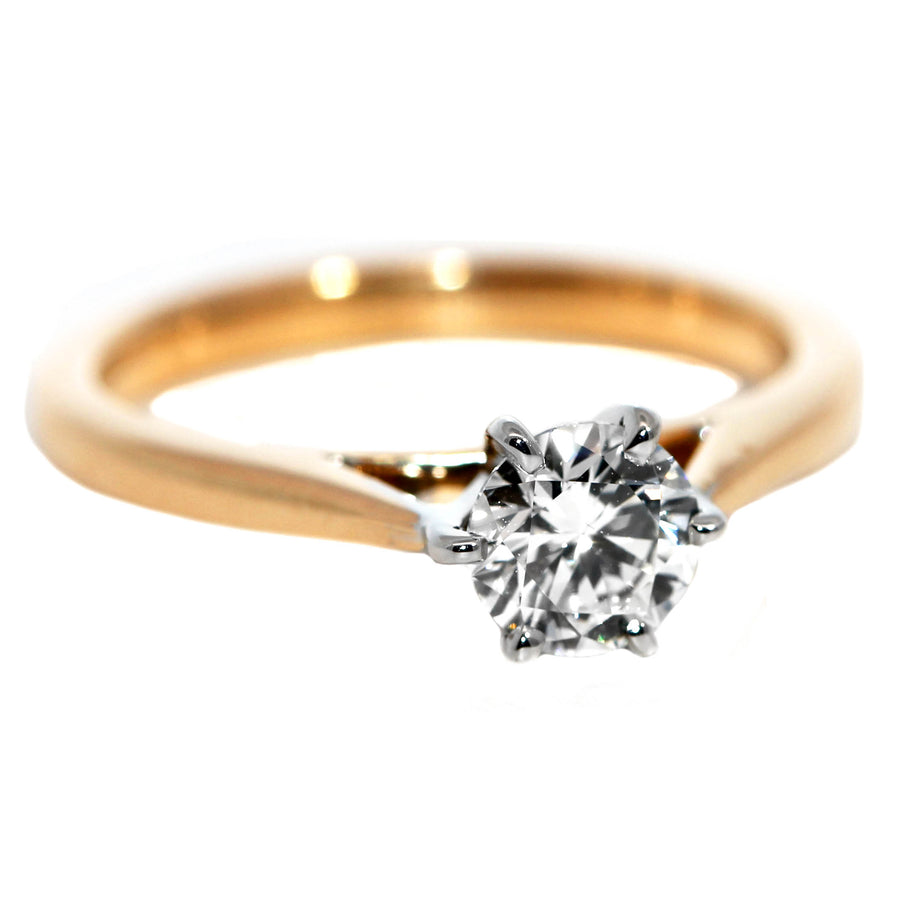 .72ct Diamond, Yellow & White Gold Solitaire