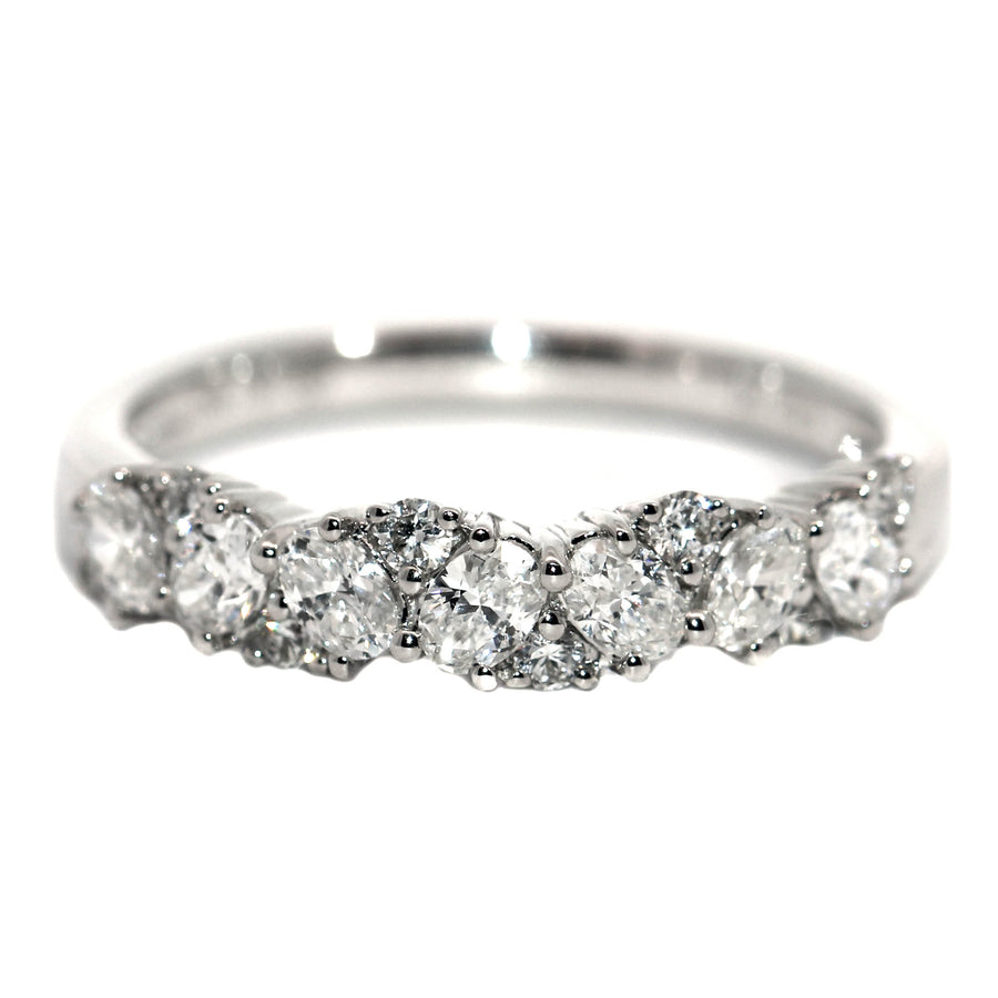 Oval & Round Cut Diamond Band