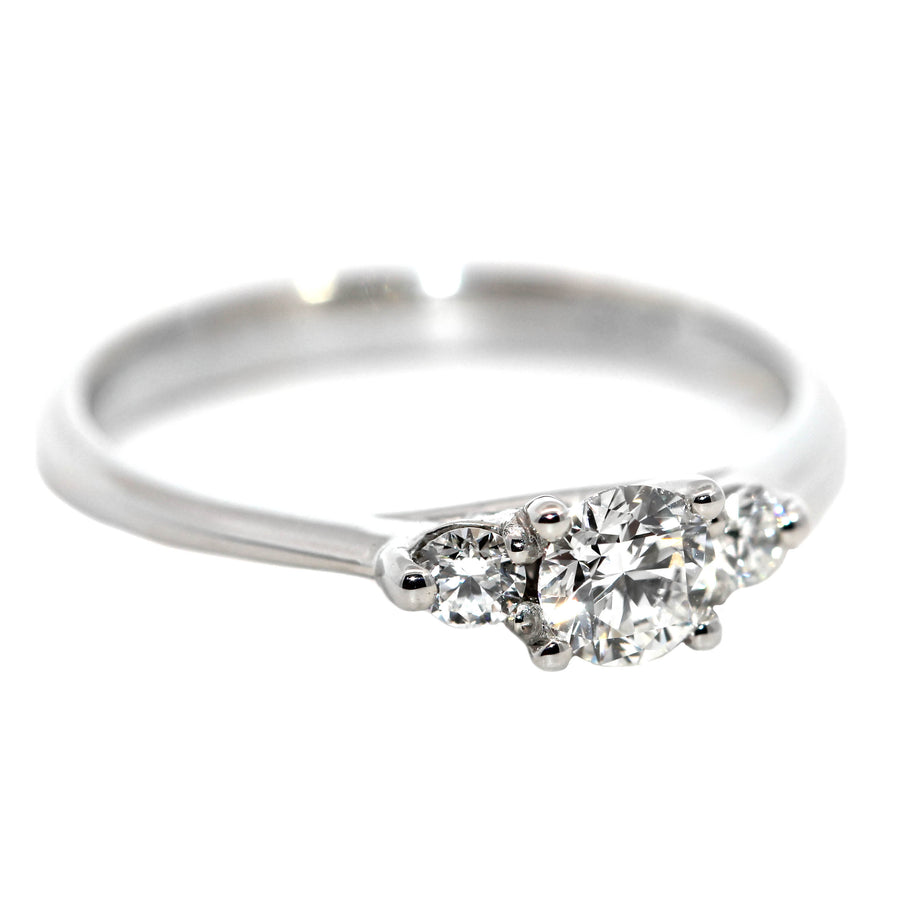 Round Diamond Cut Trilogy