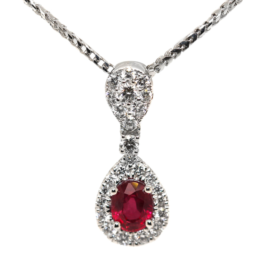 Ruby & Diamond Pendant