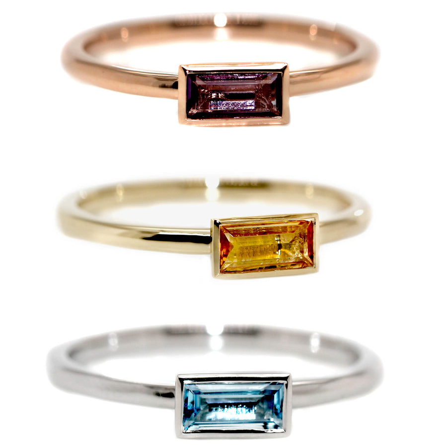 The Baguette Cut 'Belle' Ring