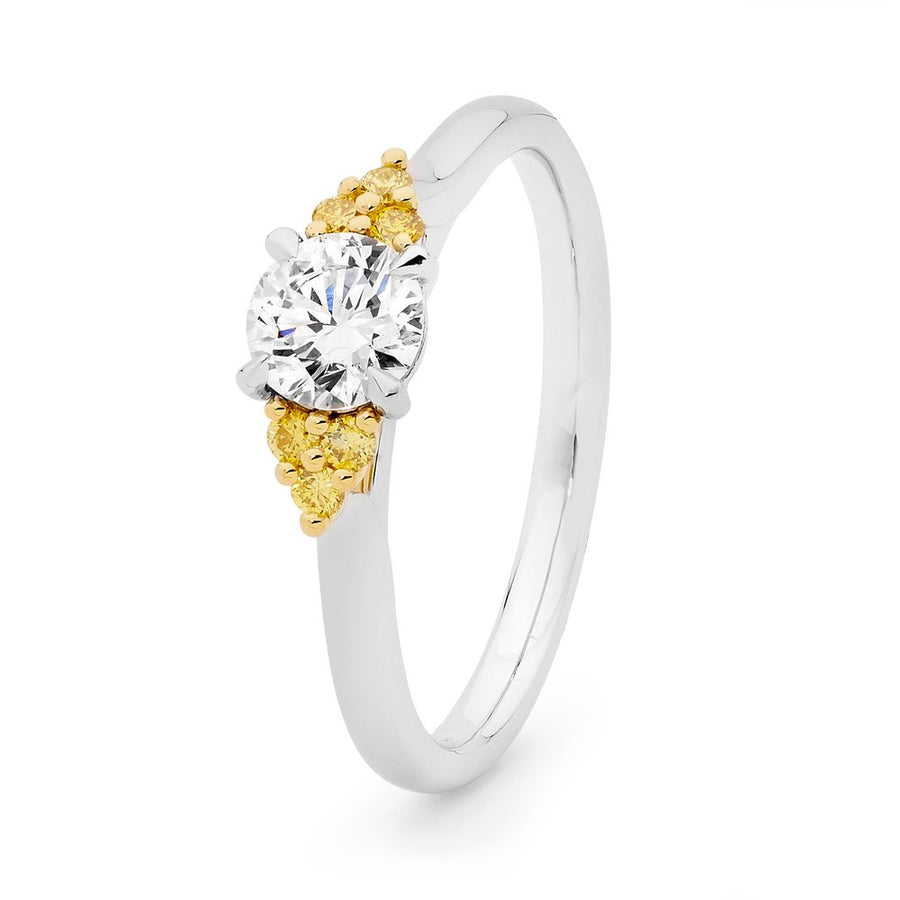 Ellendale Yellow Diamond Classic Engagement Ring