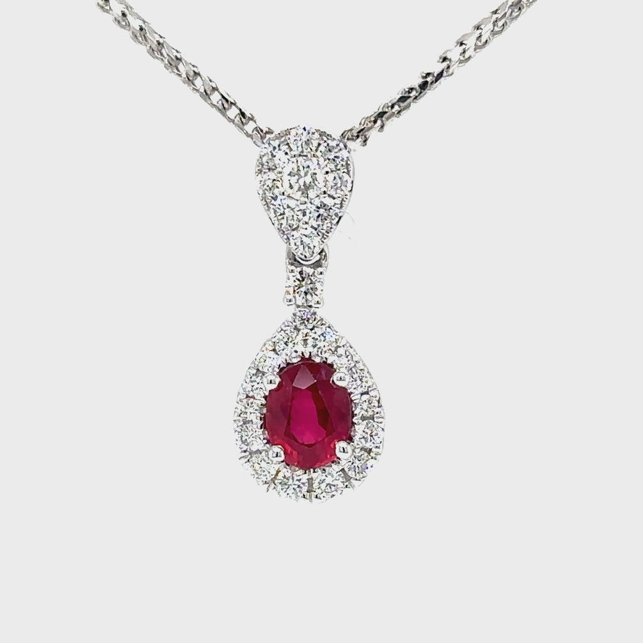 Ruby & Diamond Pendant