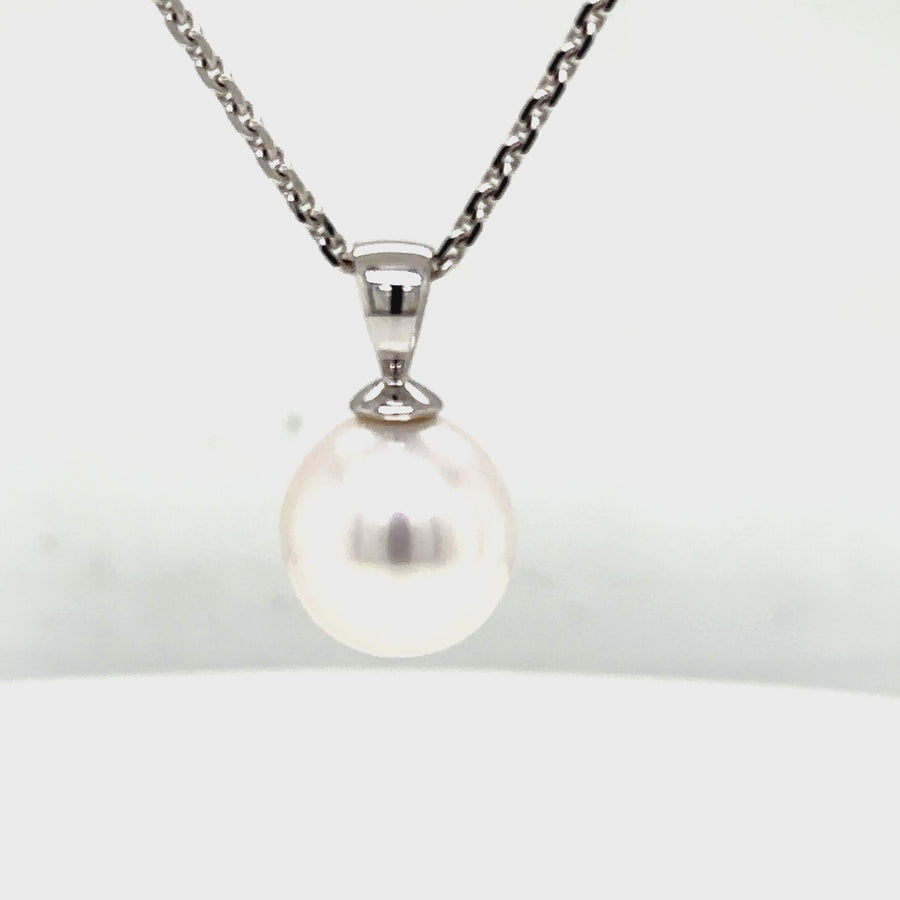 South Sea Pearl & White Gold Pendant