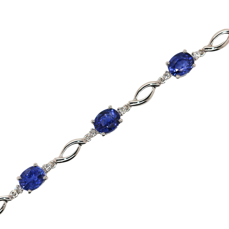 Sapphire & Diamond Bracelet