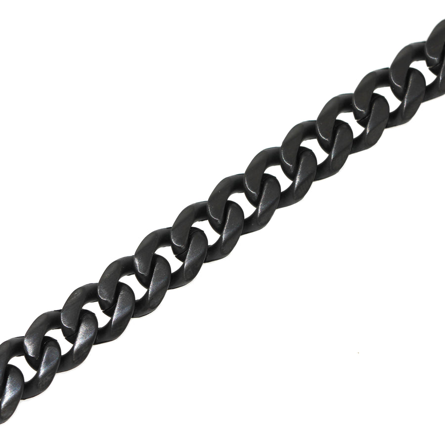 Black IP Plated Stainless Steel Gent's Bracelet