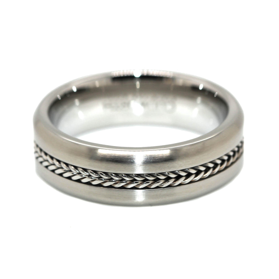 Stainless Steel Rope  Gents Ring