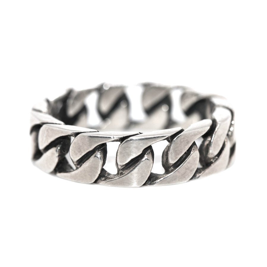 Stainless Steel Curb Style Gents Ring
