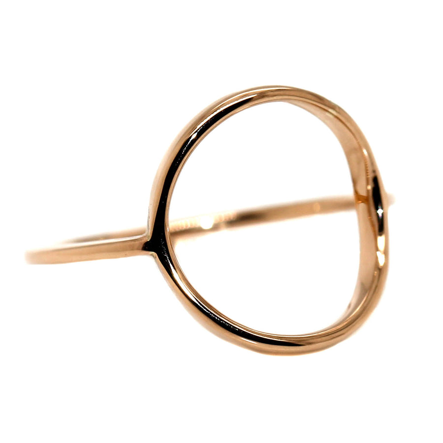 Handmade Rose Gold Circle Ring