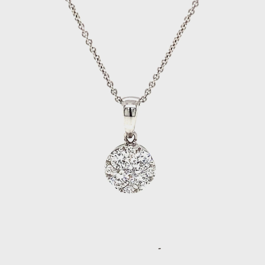 Diamond Cluster Pendant