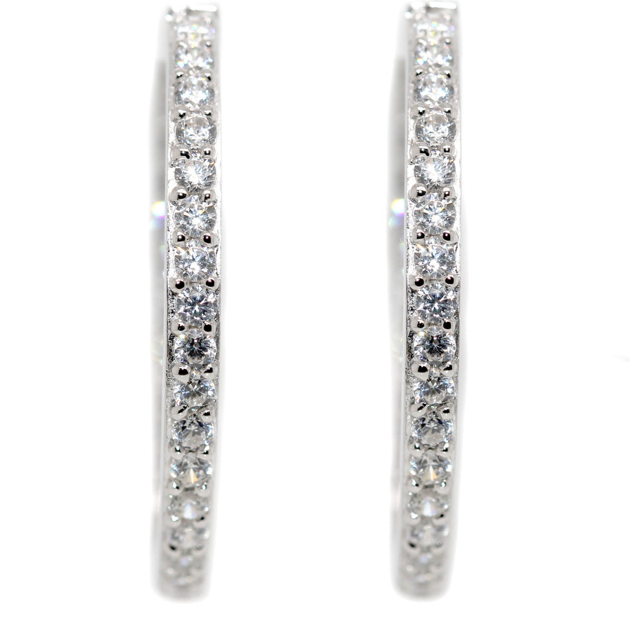 Sterling Silver & Cubic Zirconia Day Night Drops