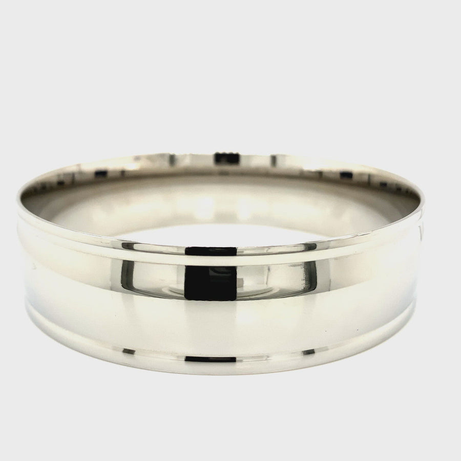 Stainless Steel Wide Bangle