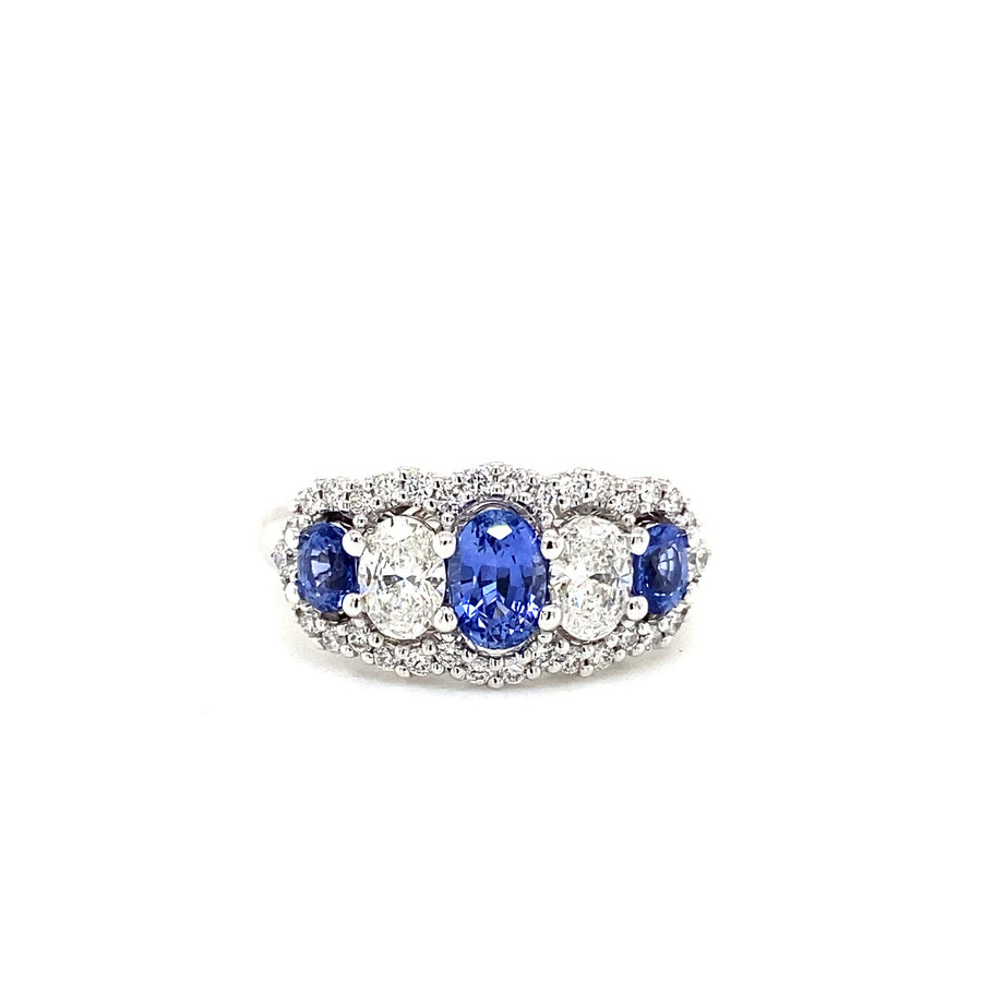 Sapphire & Diamond Dress Ring